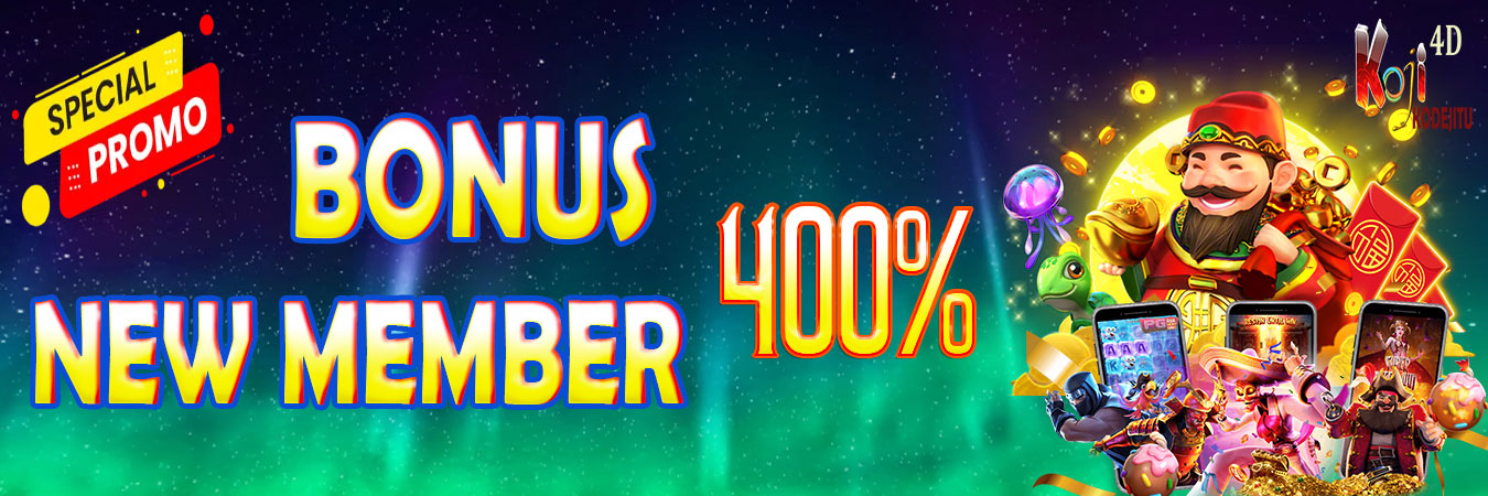 Bonus New Member Slot 400%